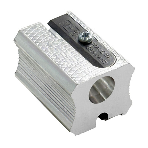 Mobius & Ruppert (M+R) Duplex Magnesium Pencil Sharpener - Dual Point Precision Sharpener