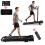 Black Q2-2 Treadmill With Handrails 3.0HP Incline APP Control 1