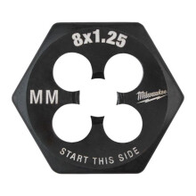 Filiere - Gewindeschneider - Gewindebohrer - 4932500616 - Sechskantfilter Milwaukee M8-1,25 mm