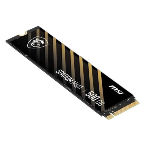 MSI SSD M.2 - MSI - SPATIUM M461 - 500 Go - PCIe 4.0 NVMe - Format M.2 1