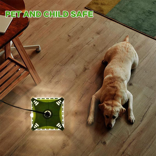 (2pcs, green) Flea Trap Refillable Square Moth Catcher Indoor Pest Control for Home Pets, White 2