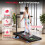 Black Q2-2 Treadmill With Handrails 3.0HP Incline APP Control 6