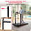 Black Q2-2 Treadmill With Handrails 3.0HP Incline APP Control 10