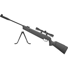 Ekol Carabina Balines Ultimate 5.5, Pistão a Gás, 3,5j 270 m/s, com Bipé e Mira 4x32, para Desporto ou Airsoft