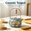 Porcelain Teapot 215ML, Small Kungfu Tea Pot, Spherical Filter 2