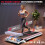 Pink Q2-2 Treadmill With Handrails 3.0HP Incline APP Control 3