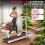 Pink Q2-2 Treadmill With Handrails 3.0HP Incline APP Control 4