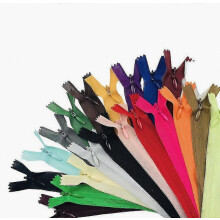 23pcs 60cm Nylon Invisible Conceal Zips Multicolor Zippers Closed Zipper For Sewing (mixed Color)