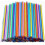 100 Pcs Colorful Plastic Long Disposable Drinking Straws 1