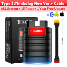 THINKCAR Thinkdiag, OBD2 diagnosetool, 16 resetfuncties, bidirectionaal testen en ECU-codering
