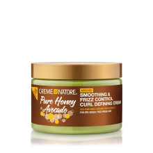 Creme Of Nature, Pure Honey Avocado, Smoothing & Frizz Control Curl Defining Cream, For Dry, Rough, Frizz-Prone Hair, 11.5 oz (326 g)