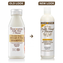 Creme of Nature Double Duty Detangle & Slip Shampoo Butter Blend Arganov olej Hydratacn sloen lnenho oleje 12oz