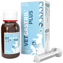 VETGASTRIL Plus, protetor gástrico para cães e gatos, todas as raças e idades, 50 ml