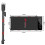 Black Q2-2 Walking Pad Treadmill 3.0HP 10km/h APP Control 3