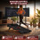 Black Q2-2 Walking Pad Treadmill 3.0HP 10km/h APP Control 8
