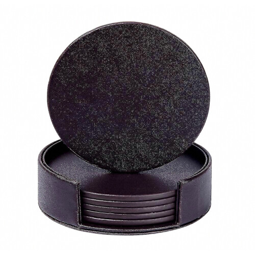 6pcs Leaer Coasters For Drinks
