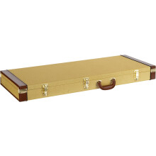 Shaman Hardcase para Guitarra Elétrica Tweed, modelo EGHCRT-1122TW, com compartimento de acessórios e fecho com cadeado
