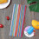 100 Pcs Colorful Plastic Long Disposable Drinking Straws 5