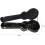 Rocktile estojo para guitarra elétrica, estilo Single Cut, preto, com compartimento e fecho com chave 5
