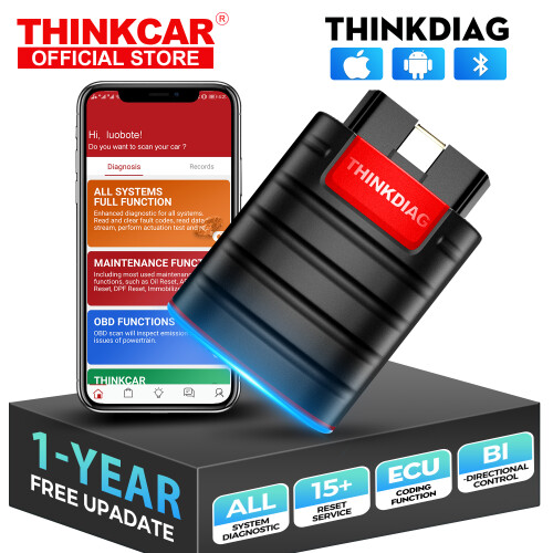 THINKCAR Thinkdiag, OBD2 diagnosetool, 16 resetfuncties, bidirectionaal testen en ECU-codering 1