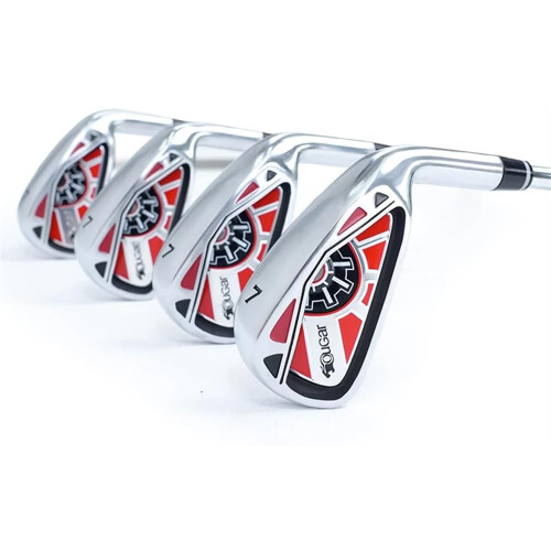 Ferro de golfe #7, 62 cm, aço inoxidável, ângulo de 62, flexão S