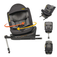 Jovikids Ranger 360, i-size baby-autostoeltje 40-150 cm, draaibaar met steunpoot