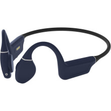 Creative Outlier Free Pro+ auriculares sem fios de condução óssea, transdutores ajustáveis, 8 GB MP3, azul e preto