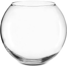 TIENDA EURASIA, aquário redondo de cristal transparente, 18cm de diâmetro x 13cm de altura, para peixes pequenos