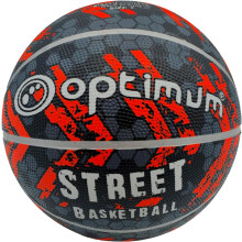 Street Basketball Mini - Black/Orange | Optimum Sport
