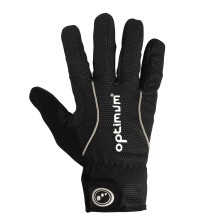 (S) Hawkley Thermal Winter Cycling Gloves - Black, Windproof | Optimum Sport
