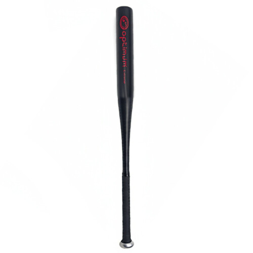 Optimum (Single) 28" Aluminium Baseball Bat - Black, Durable & Lightweight for Performance