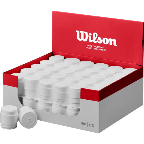 Wilson Overgrip Pádel Pro, conjunto de 60, branco
