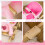 HOMCOM Balancim em forma de elefante com rodas, 60x35x45 cm, Rosa 6