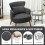 Corduroy Retro Accent Chair - Black 6