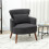 Corduroy Retro Accent Chair - Black 4