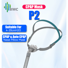 Masque nasal BMC P2 360, Connecteur de tuyau rotatif, pour CPAP et BiPAP, avec bandeau et coussinets silicone S/M/L