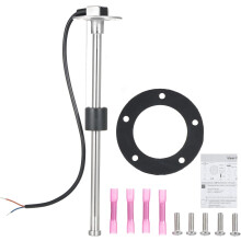 Shkalacar Sensor de Nível de Combustível, Aço Inoxidável, 150mm, para Barco, Carro, Camião e RV