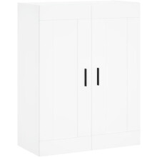 vidaXL armário de parede em madeira de engenharia, branco, 69,5x34x90 cm