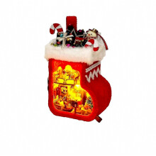 Miniatuurhuisje bouwpakket met LED-verlichting, doe-het-zelf miniatuurhuisje voor salontafel, kast of nachtkastje.