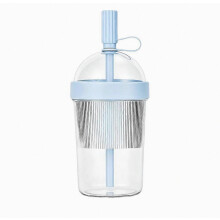 Coffee Cups With Lids Reusable 17oz Drink Mug With Lids Tea Mug With Straw For Women Men Travelers Home Office Gym-Blue