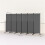 6 Panel Folding Room Divider Foldable Freestanding Garden Privacy Screen, 332 x 172 cm, Dark Grey 5
