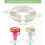 Vassoio in silicone per snack, bicchiere da 1,2 litri con manico (bordeaux) 3