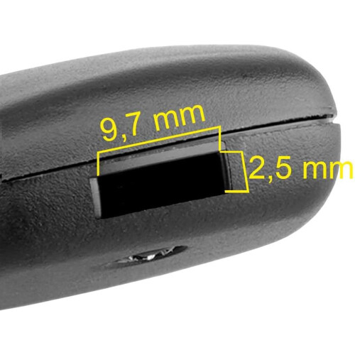 OcioDual capa para comando de carro de 2 botões, compatível com Dacia Logan, plástico 2