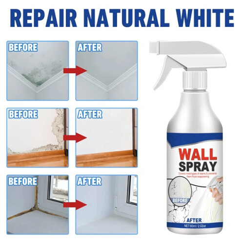 Versatile Wall Repair Mending Spray Paint, Stain Remover for Wall Ceiling 60ml 1