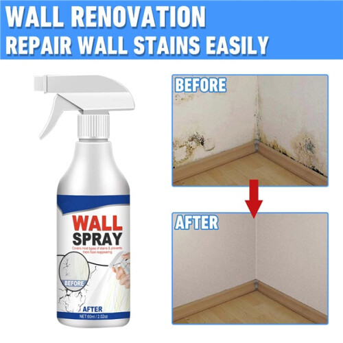 Versatile Wall Repair Mending Spray Paint, Stain Remover for Wall Ceiling 60ml 2