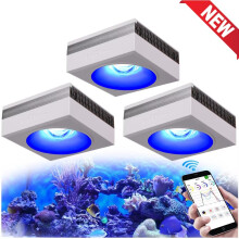PopBloom RL90, Lampe Aquarium LED WiFi, Plein Spectre, Contrôle App, Pour Coraux et Poissons Marins