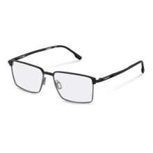 Sehhilfen - RODENSTOCK - R7187 - Schwarz/Dunkelgrau - Metall - 57-16-145