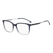 Hugo Boss BOSS 1696 56/18/150 Brillen Gestelle gestreift blau grau Acetat Herren BOSS 1696