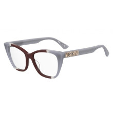 Moschino MOS642 52/15/140 Siniset ruskeat asetaattikehykset NAISILLE MOS642