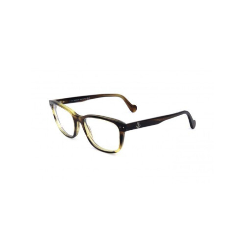 Óculos de grau - MONCLER - ML5015 - Marrom - Armação de plástico - 53/18/150